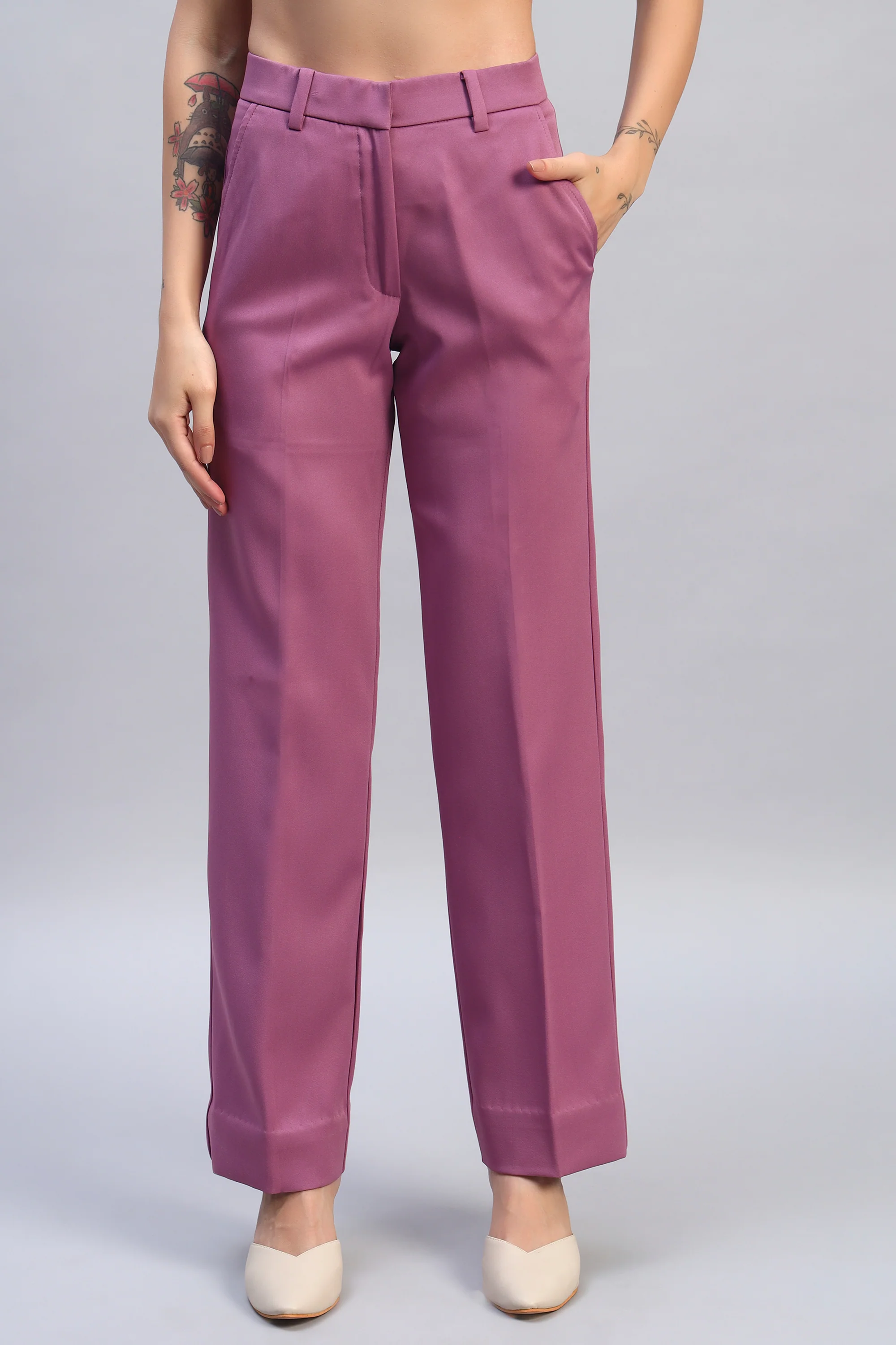 The 9-to-9 Shacket Set – Mauve - Image 7