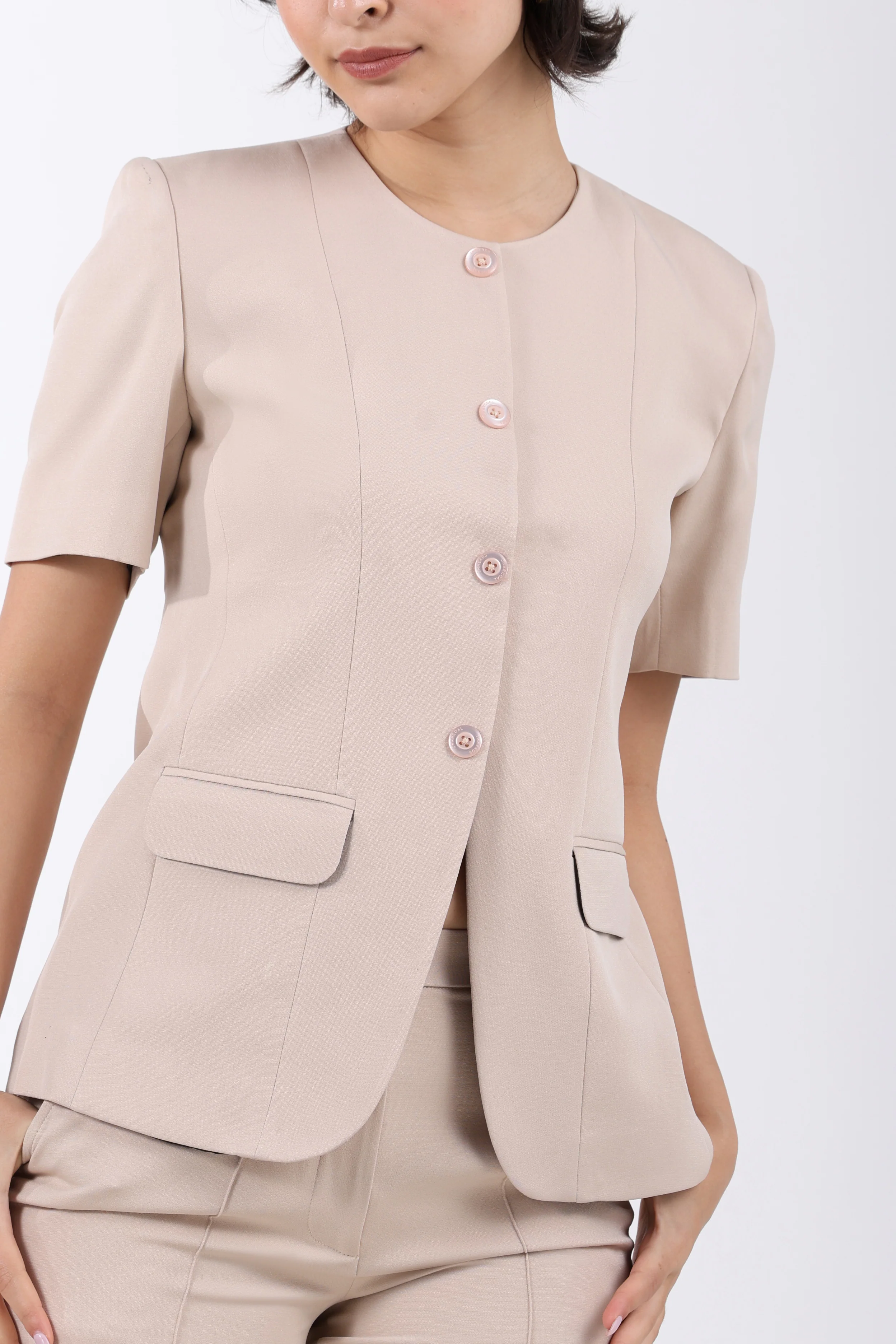 Bare Blazer Suit Set – Sand Beige - Image 7