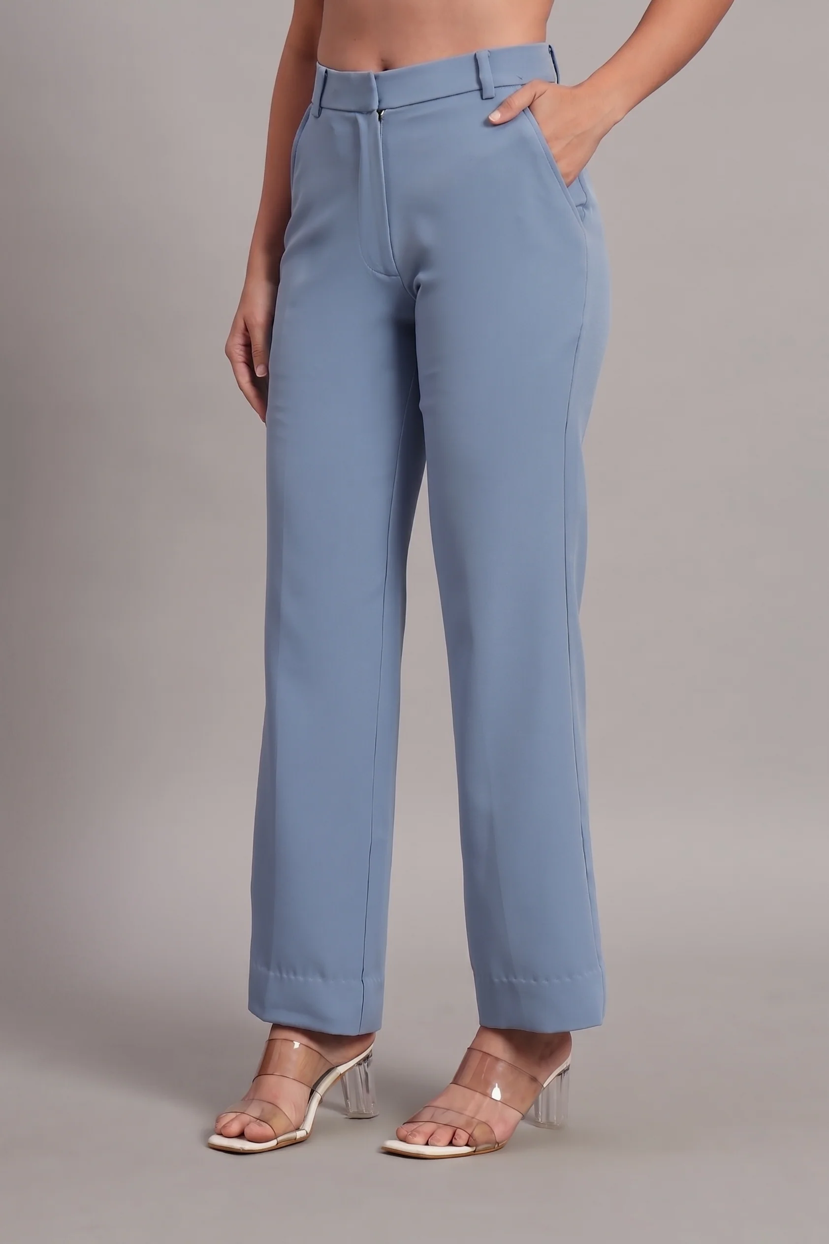 The Breezy Blazer Set – Denim Blue - Image 5