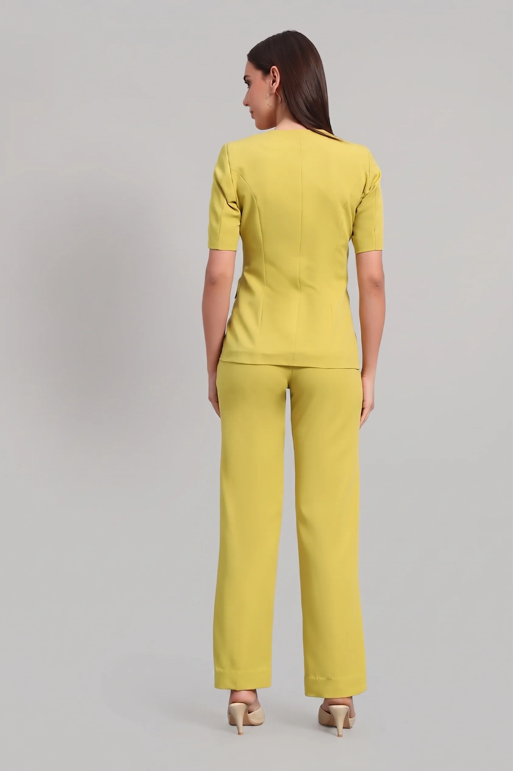 The Breezy Blazer Set – Lime Green - Image 5