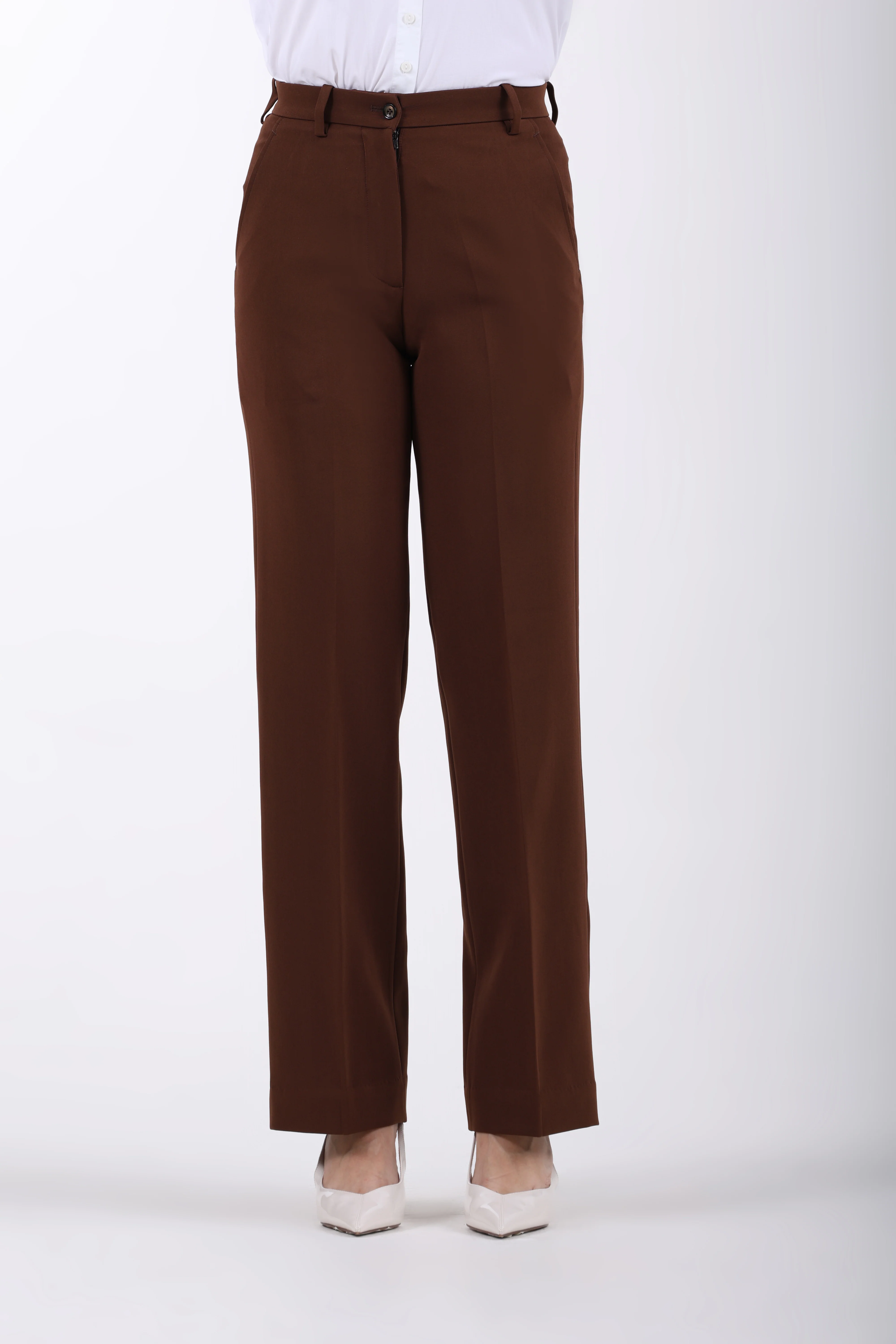 Espresso Structure 3-Piece Suit Set – Brown - Image 12