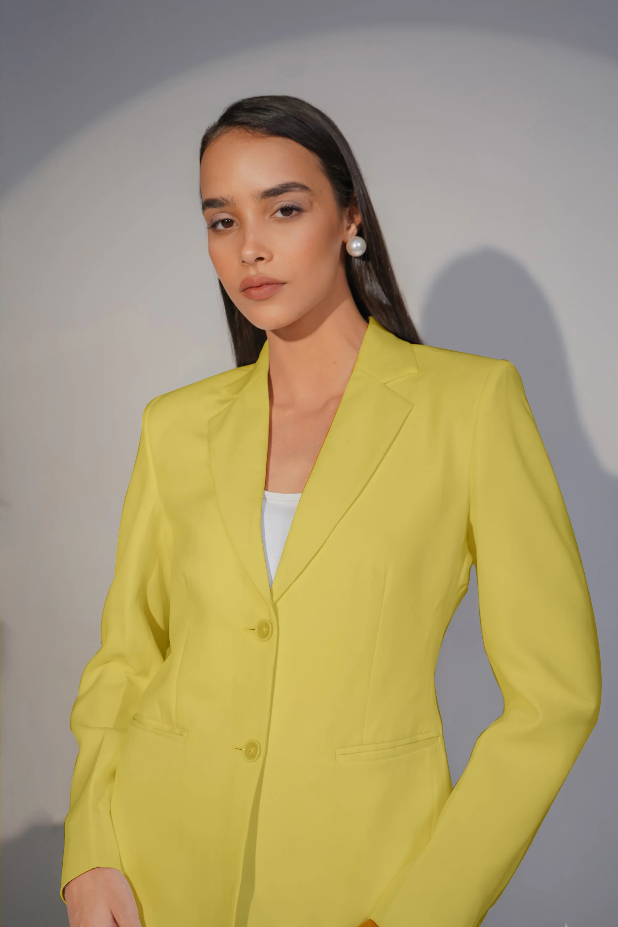 Eternal Office Blazer Power Suit – Lime Green - Image 4