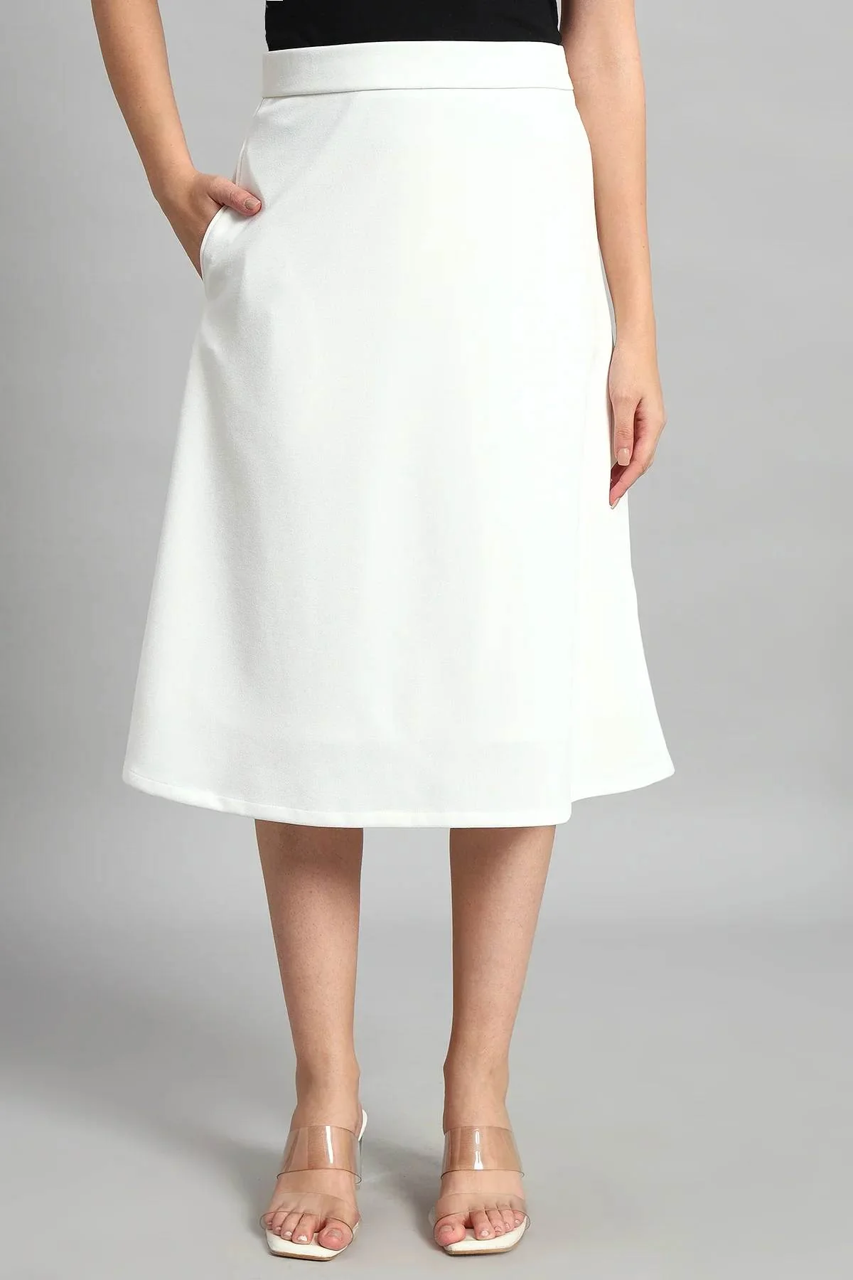 Flare of Grace Skirt Co-ord Set – Ivory - Image 7