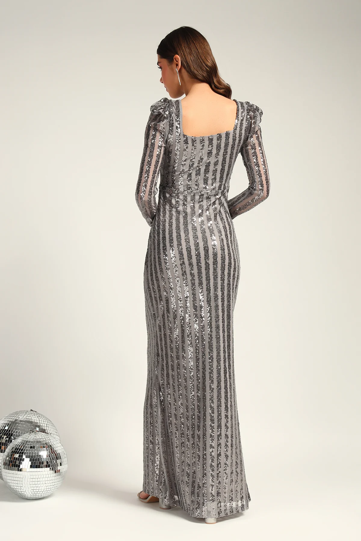 Glow Getter Gown – Smokey Grey - Image 5