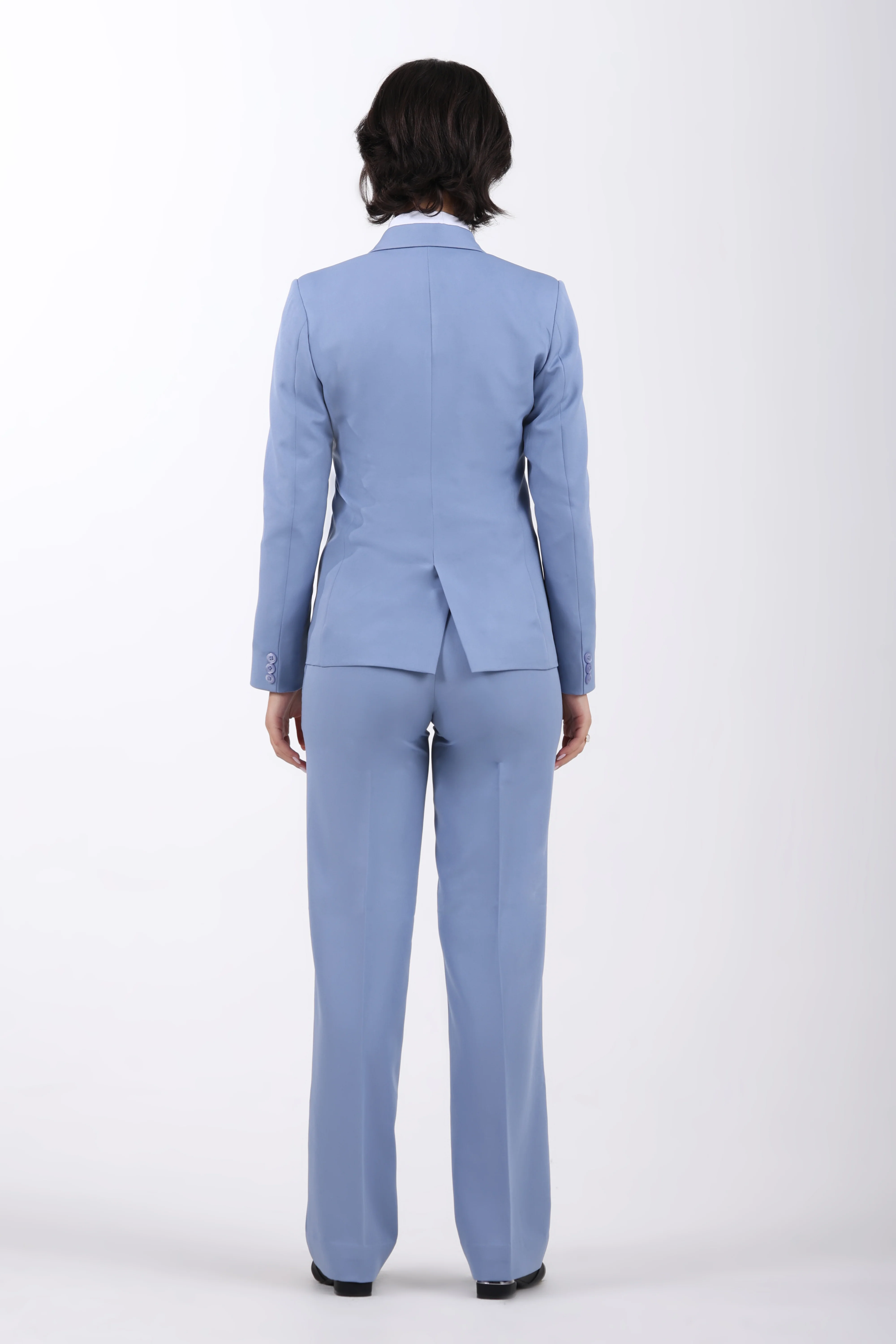 The Limitless Command 3-Piece Double-Breasted Suit Set – Denim Blue - Image 12