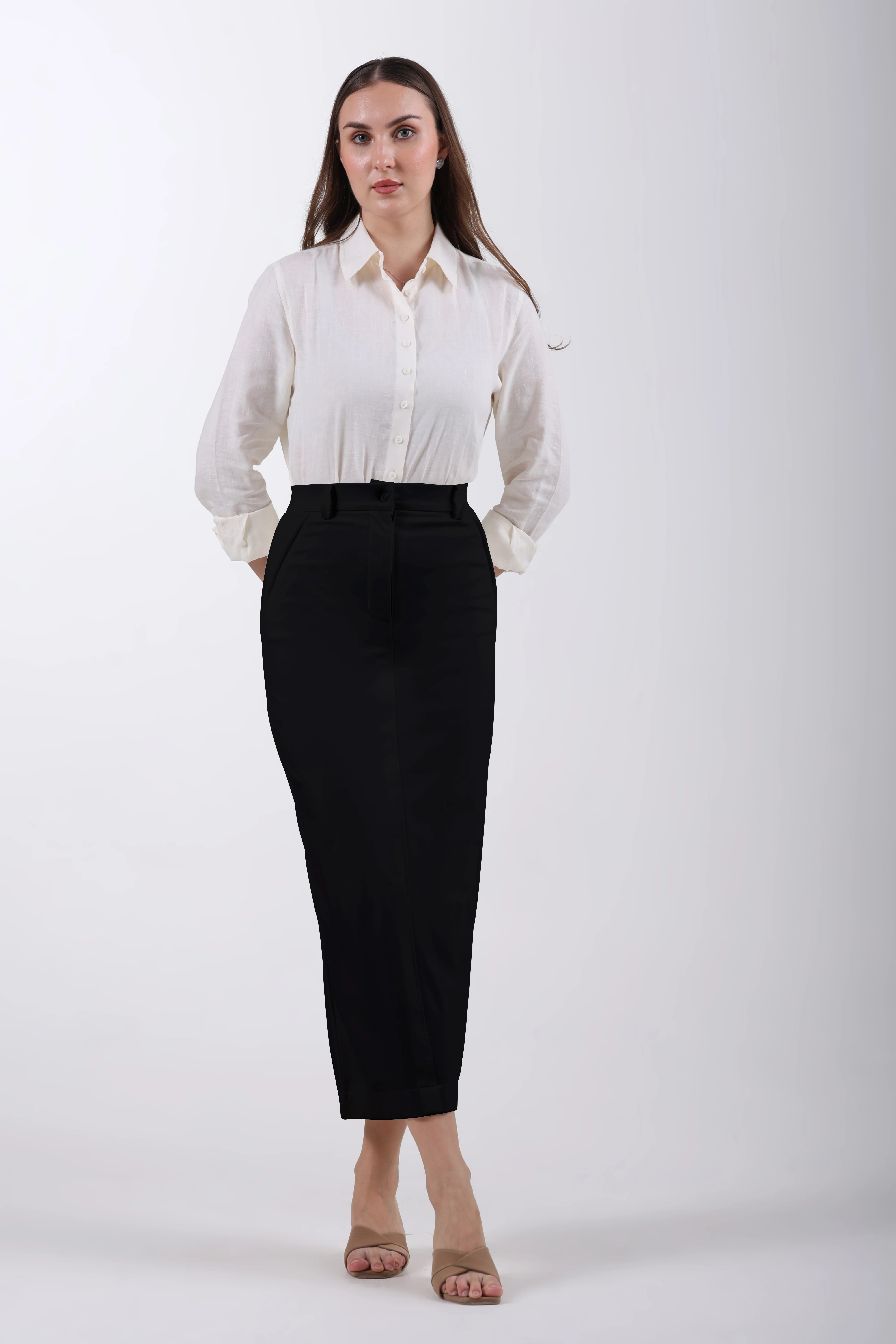 Limitless Core™ Long Pencil Skirt – Black - Image 4