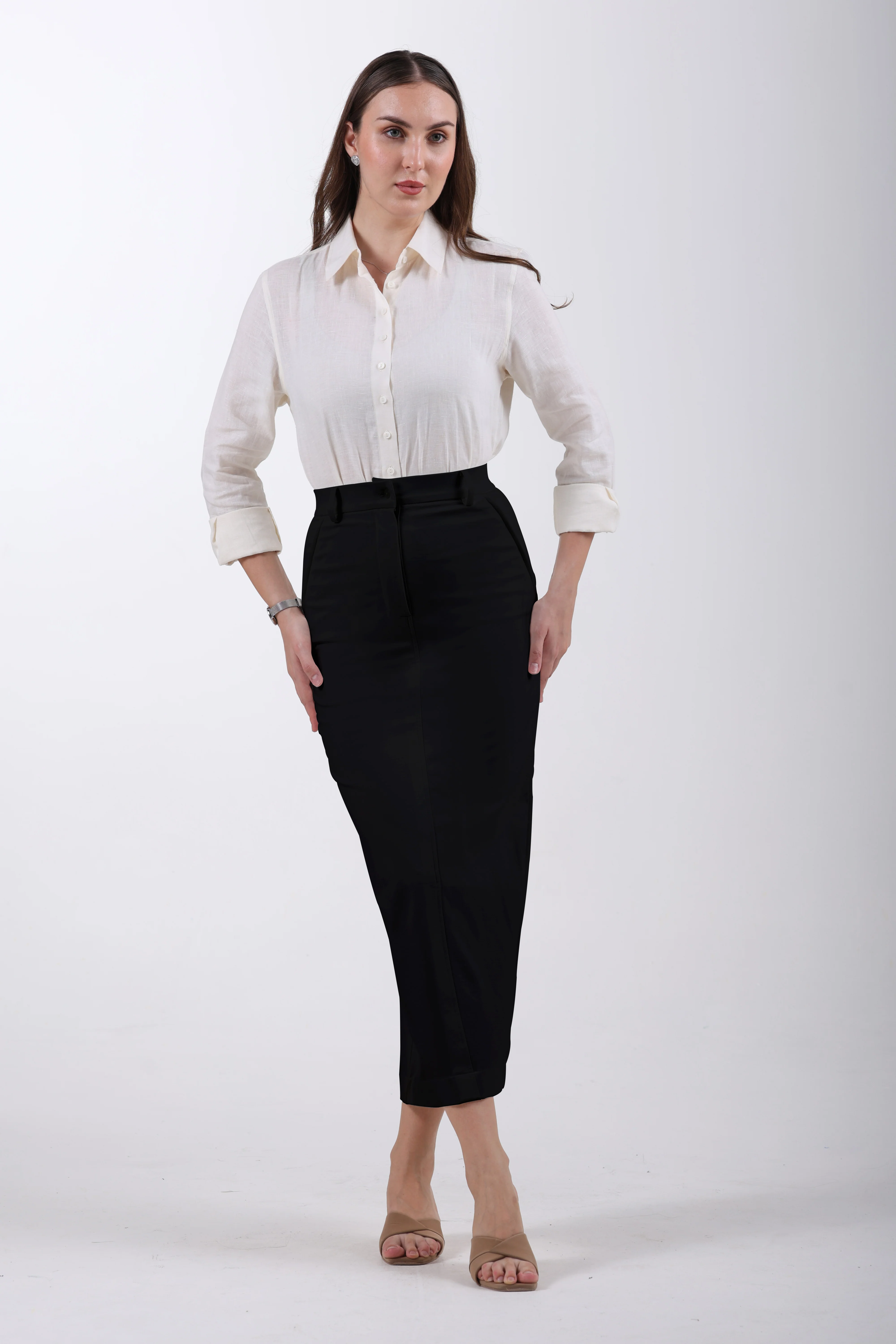 Limitless Core™ Long Pencil Skirt – Black - Image 5