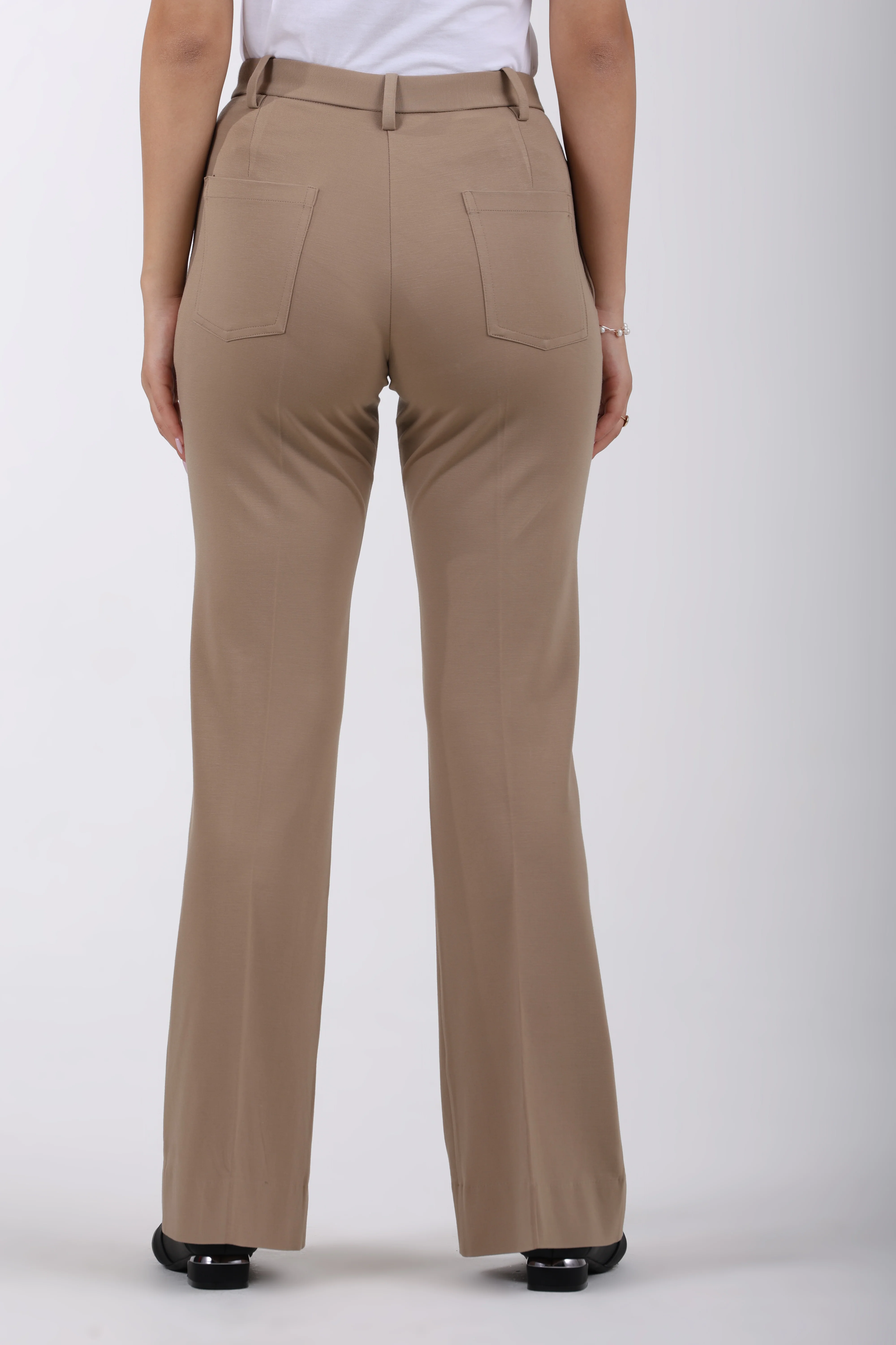 Limitless Core™ Pintuck Bootcut Pants – Beige - Image 8