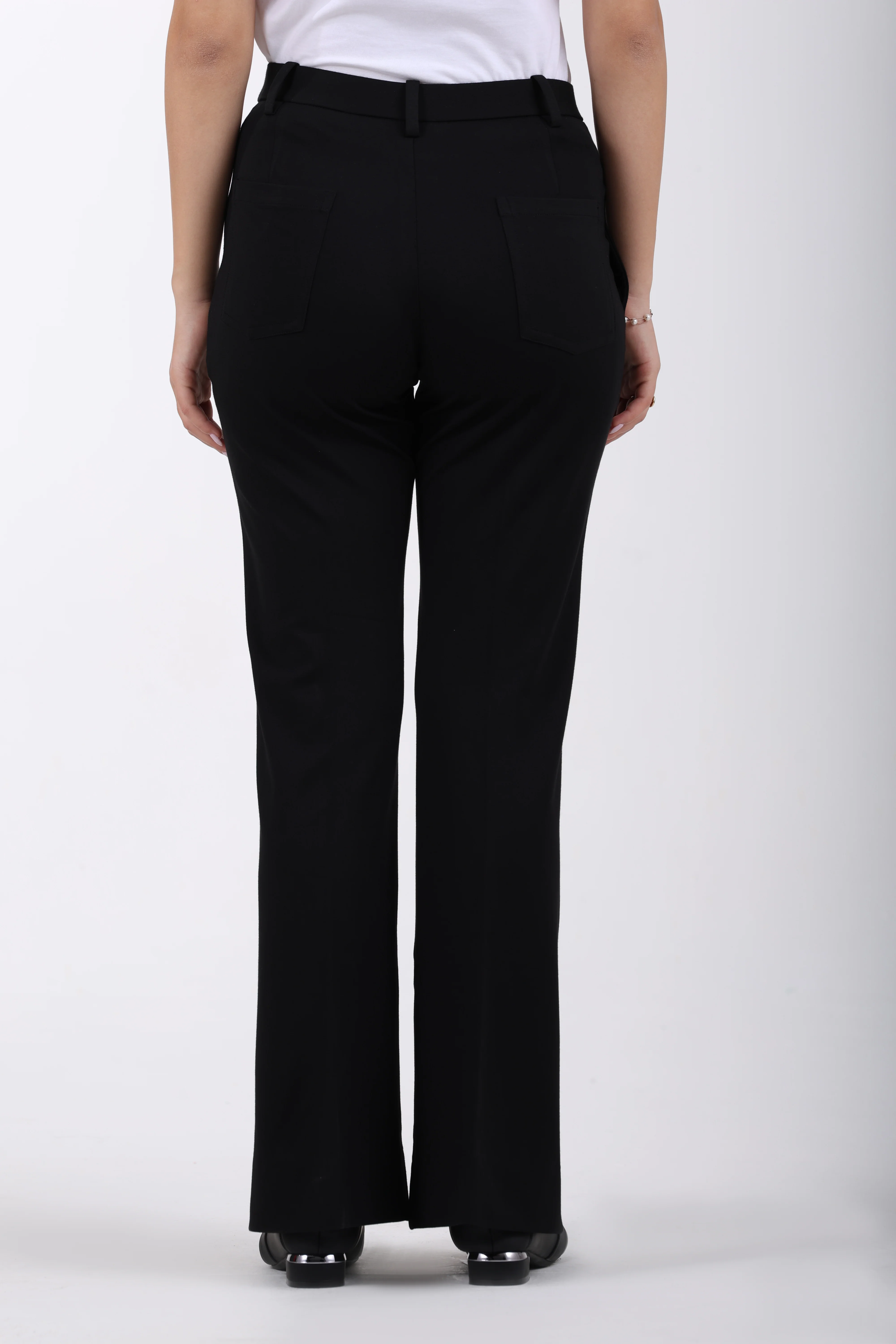 Limitless Core™ Pintuck Bootcut Pants – Black - Image 5