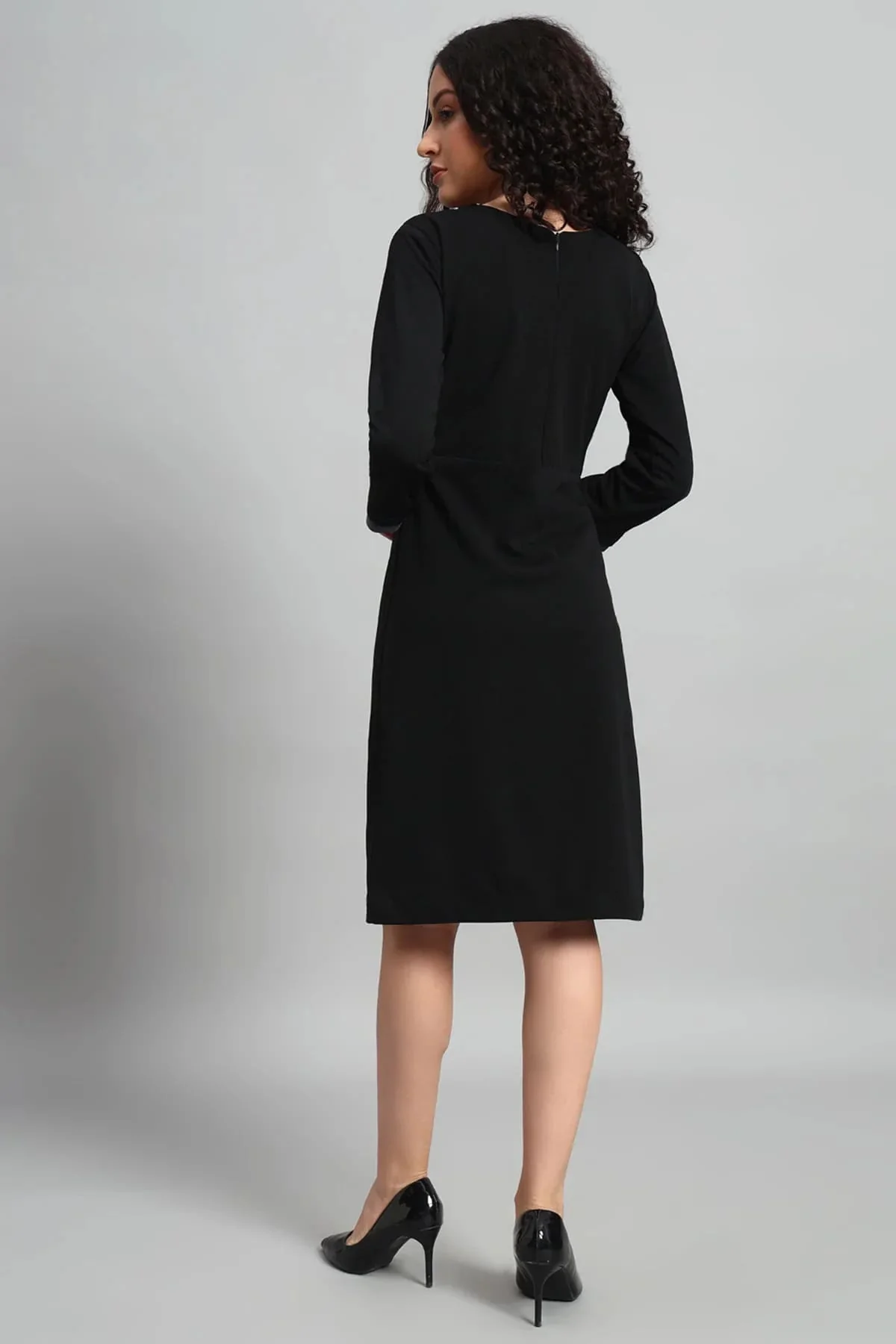 Luminary Layers Sheath Dress – Black - Image 5