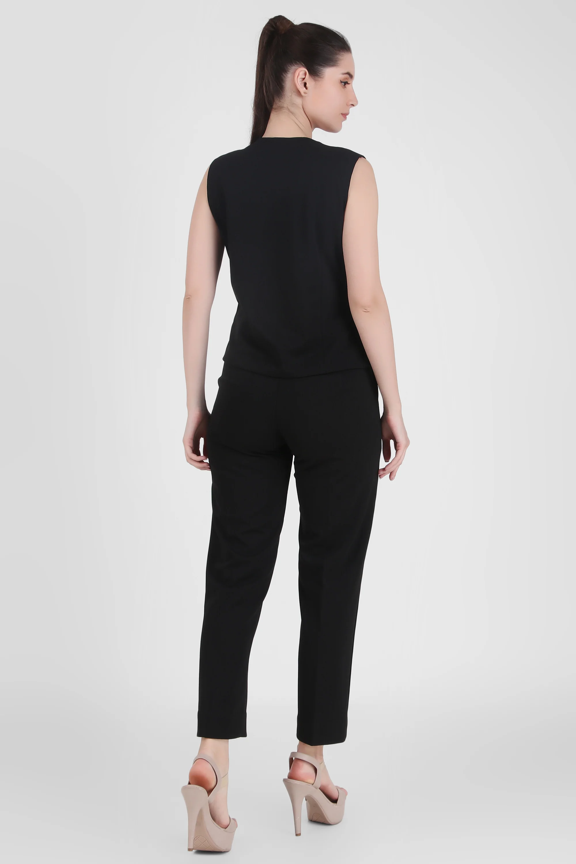 Power 3-Piece Suit Set – Black (Blazer, Waistcoat & Trousers) - Image 7