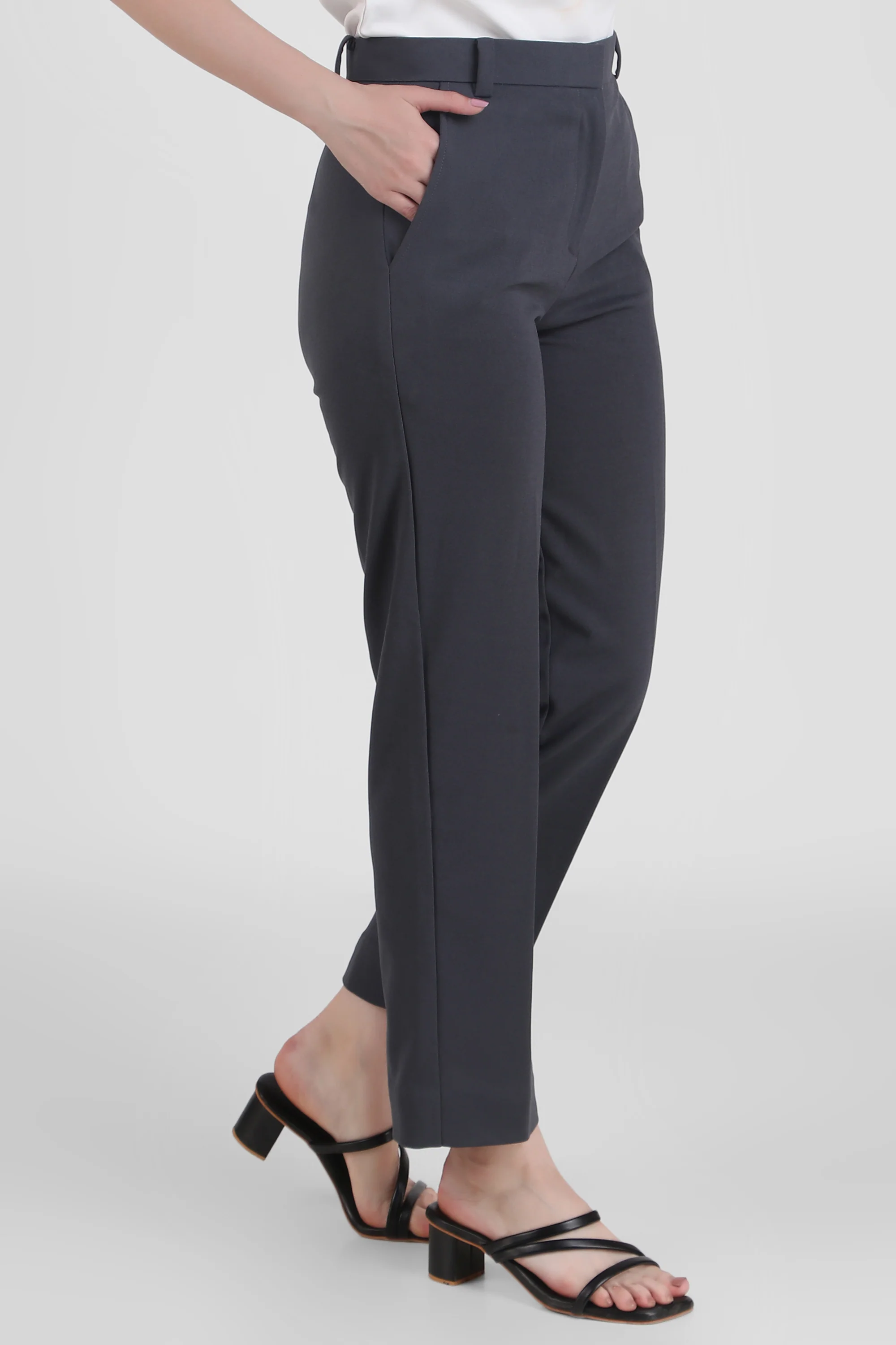 Power 3-Piece Suit Set – Bluish Grey (Blazer, Waistcoat & Trousers) - Image 9