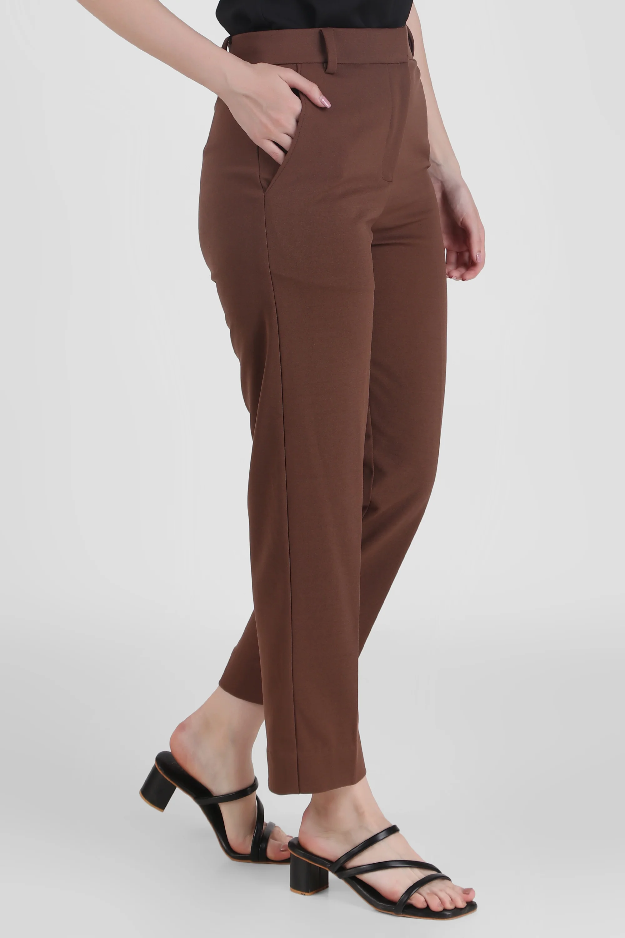 Power 3-Piece Suit Set – Brown (Blazer, Waistcoat & Trousers) - Image 9