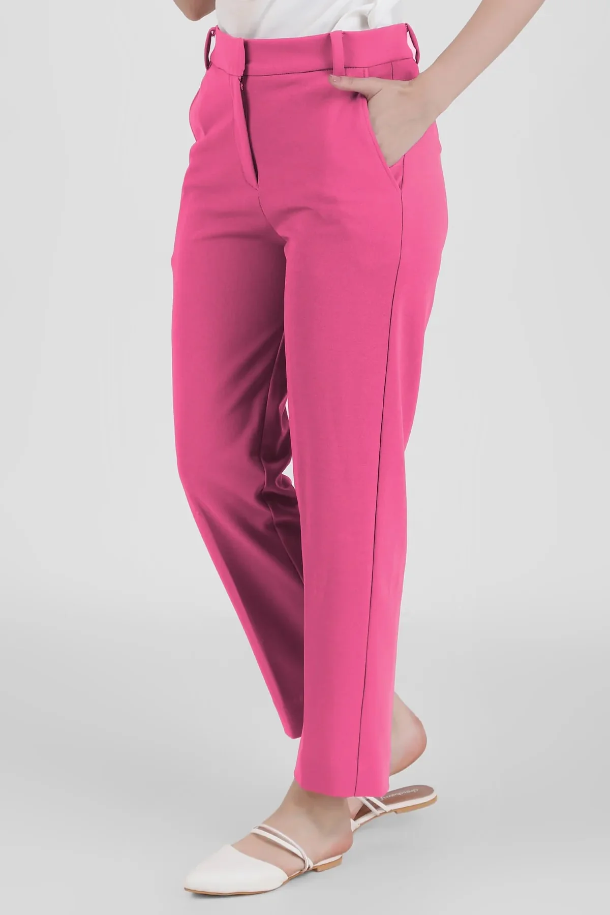 Power 3-Piece Suit Set – Fuchsia (Blazer, Waistcoat & Trousers) - Image 9