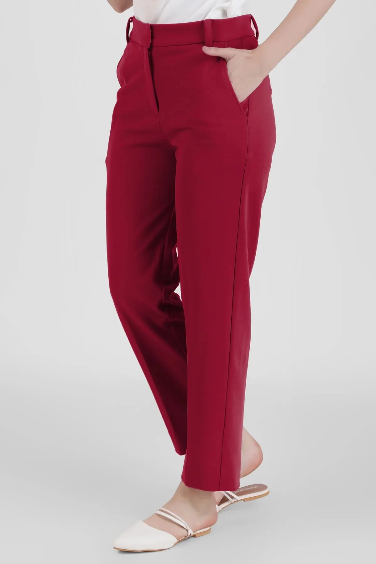 Power 3-Piece Suit Set – Red (Blazer, Waistcoat & Trousers) - Image 8