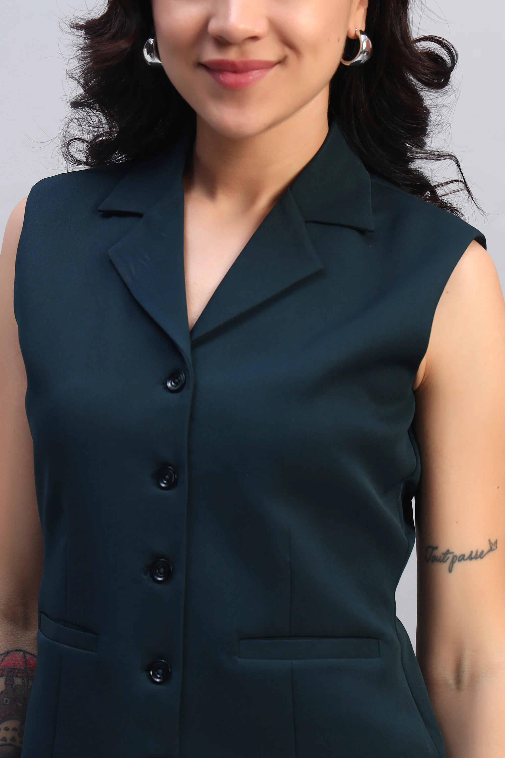 Power Pair Co-ord Set – Peacock Green - Image 3
