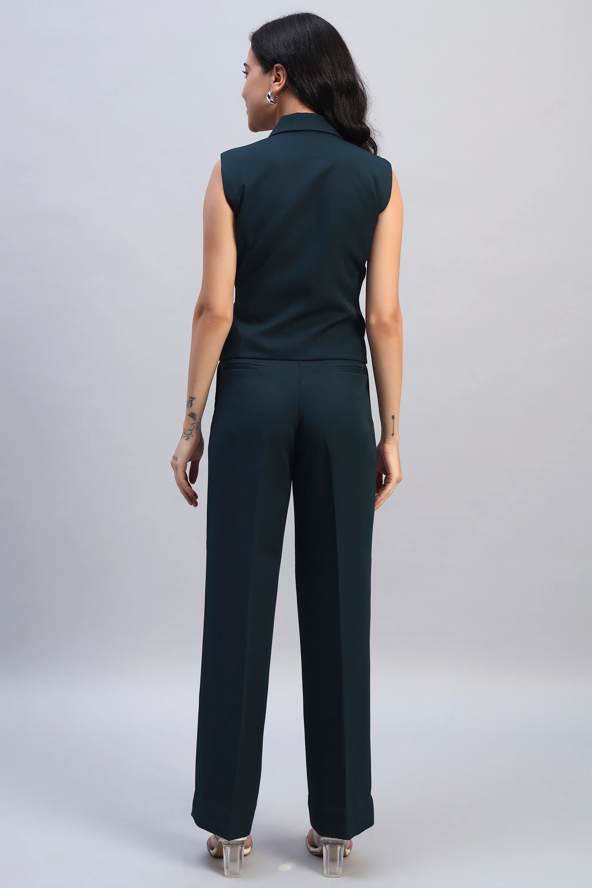 Power Pair Co-ord Set – Peacock Green - Image 8