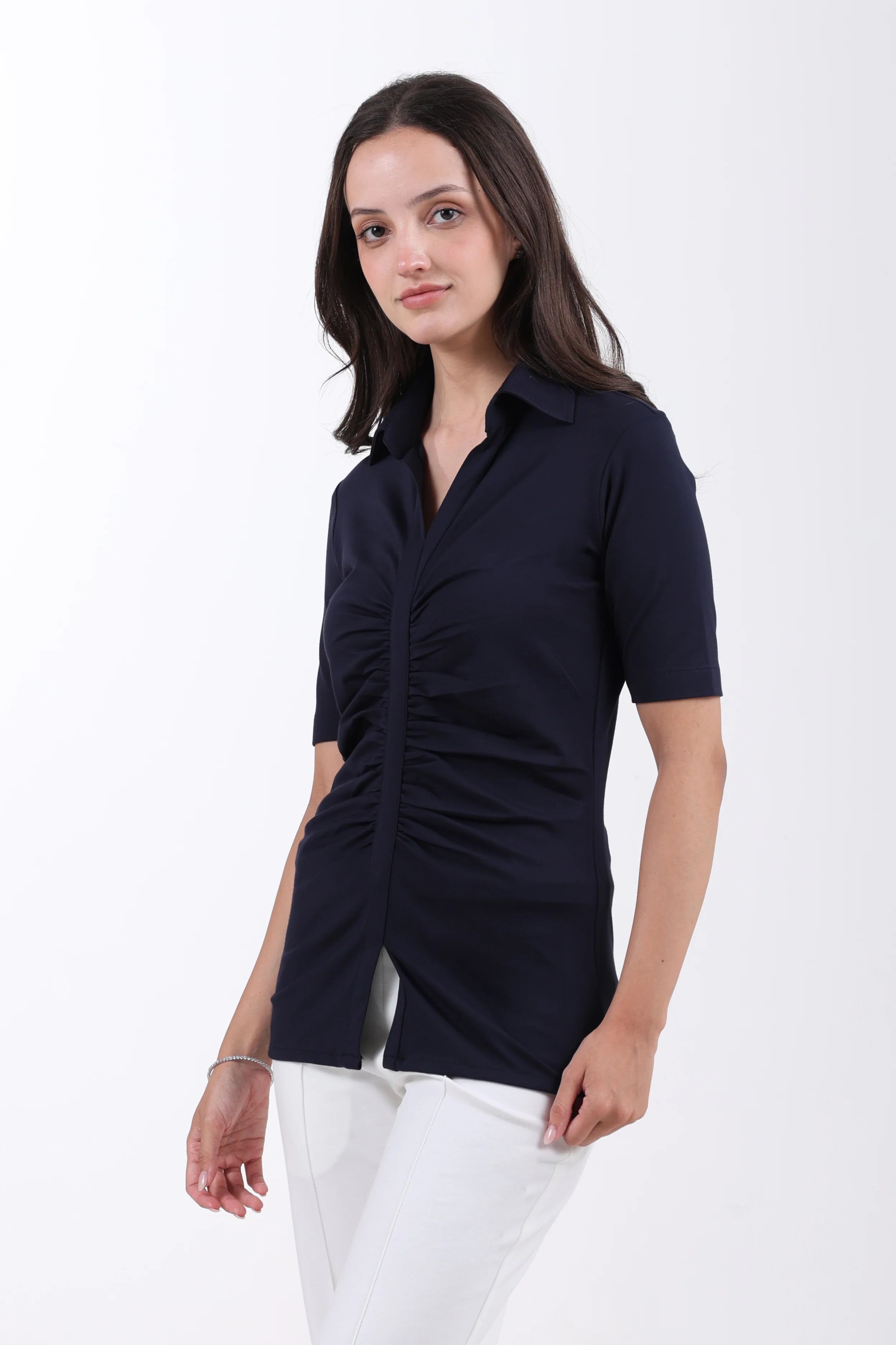 Sculpt Line Top – Navy Blue - Image 4