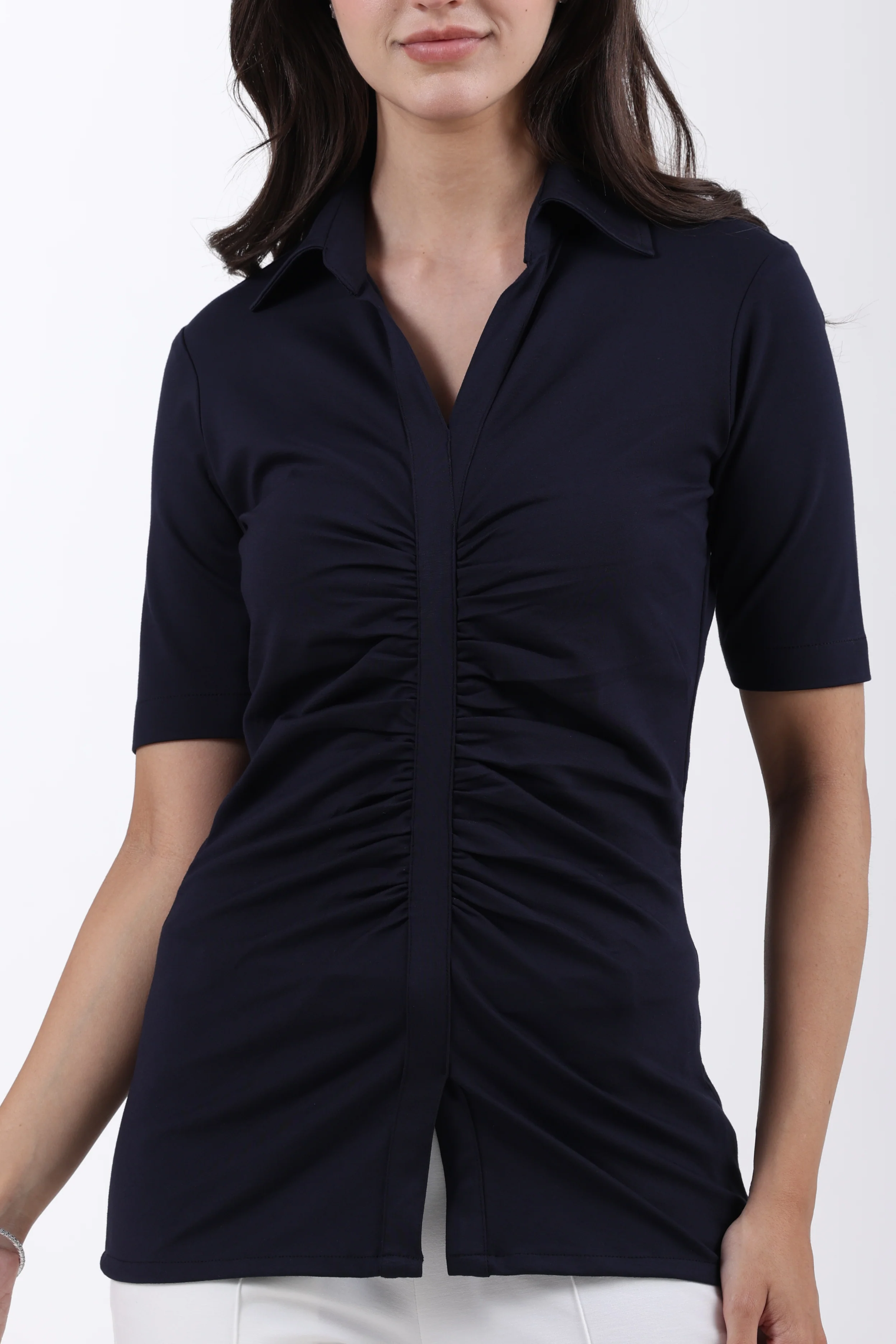 Sculpt Line Top – Navy Blue - Image 5