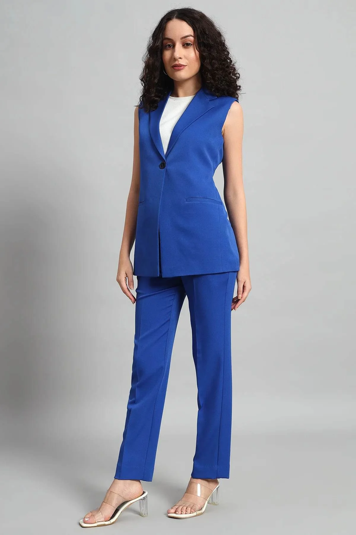 Signature Blazer Co-ord Set – Blue - Image 4