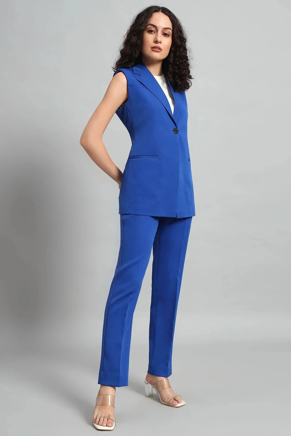Signature Blazer Co-ord Set – Blue - Image 5