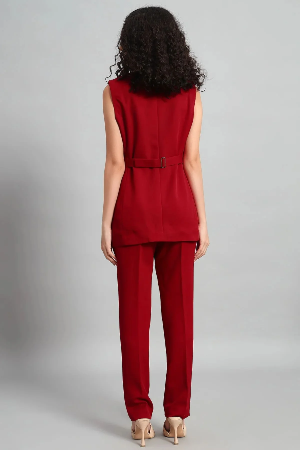 Signature Blazer Co-ord Set – Red - Image 8