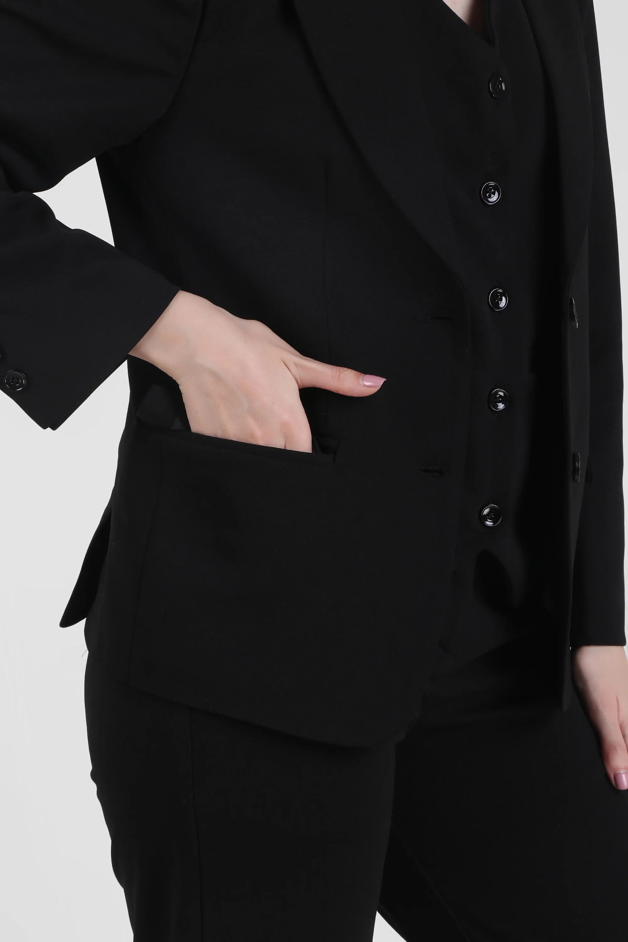Single Breasted Blazer – Black - Image 5