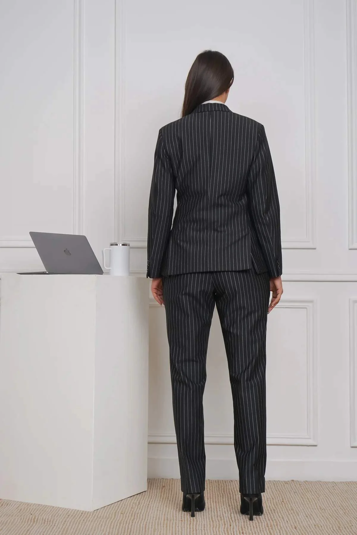 Suit to Pursue 3-Piece Pinstripe Suit Set for Women - Image 8