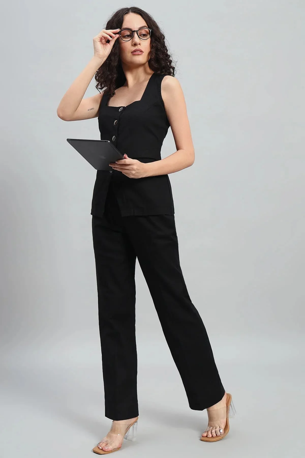 Urban Ease Co-ord Set – Black - Image 3