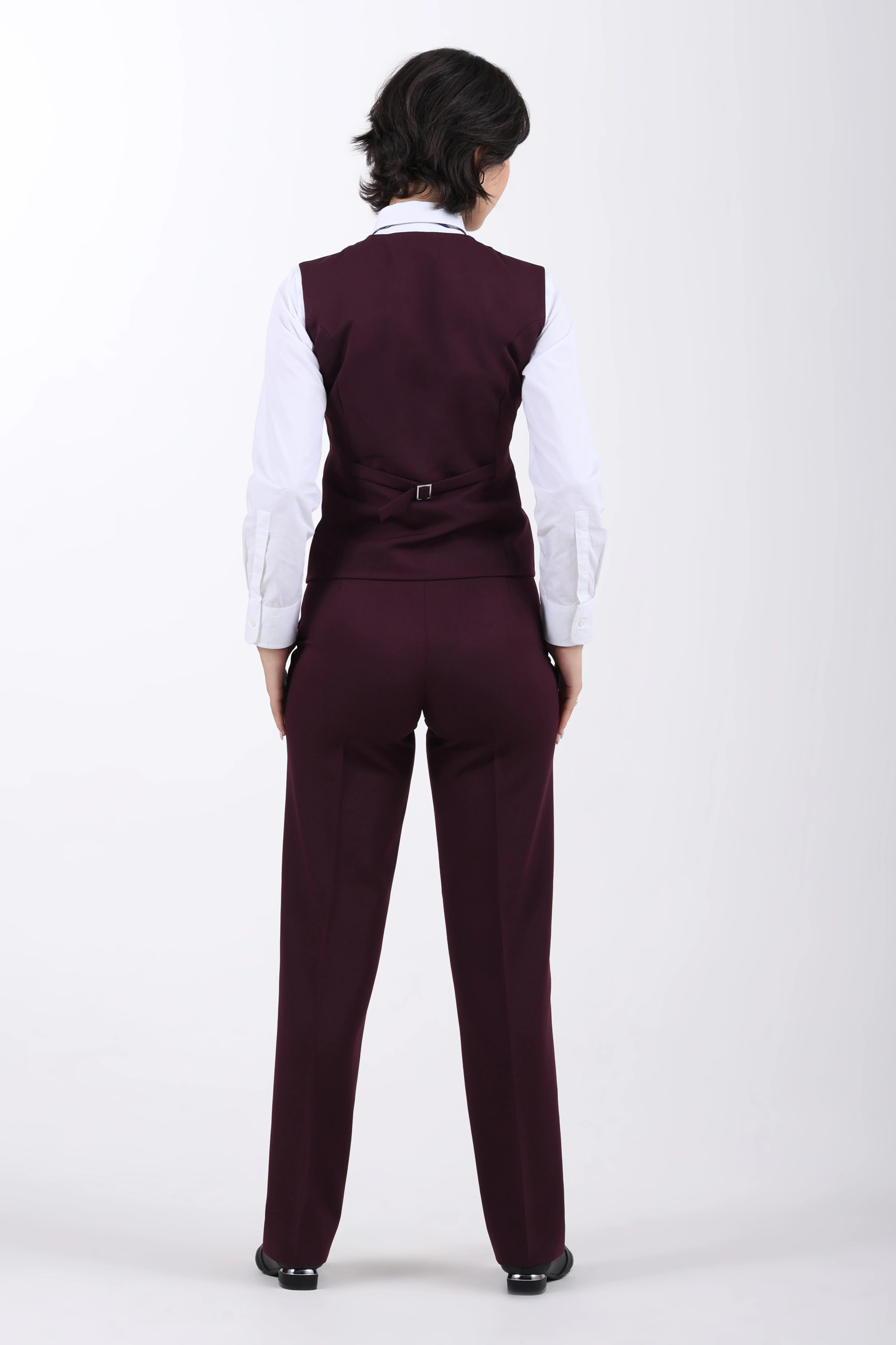 Wineberry Structure 3-Piece Suit Set – Plum - Image 11